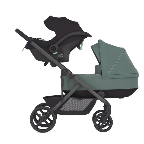 Модульная коляска Anex Modu Double Greeny (2 люльки + 2 прогулочных блока) — 24986
