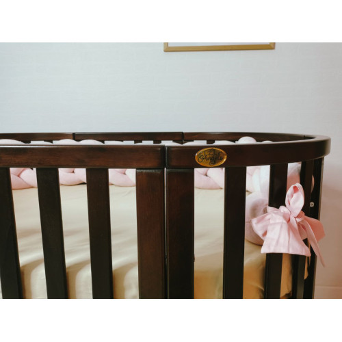 Кроватка-трансформер 7в1 Angelо темный орех — 3152