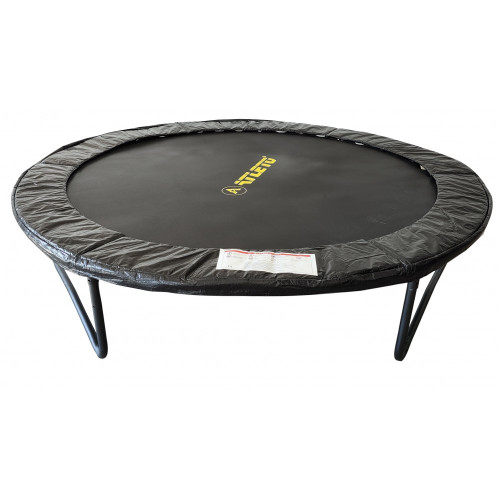 Батут з сіткою та драбиною 252 см Atleto black — 18208