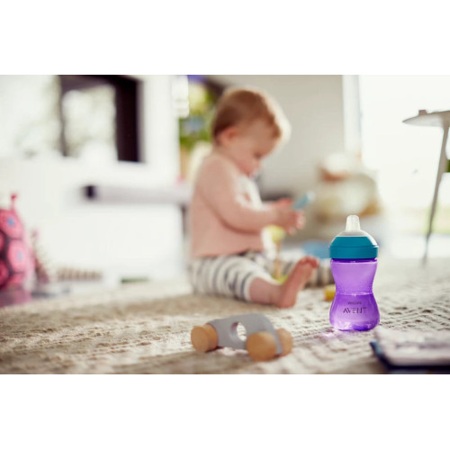 Поїльник з м'яким носиком Philips Avent 9+ міс, 300 мл (SCF802/02) — 9100