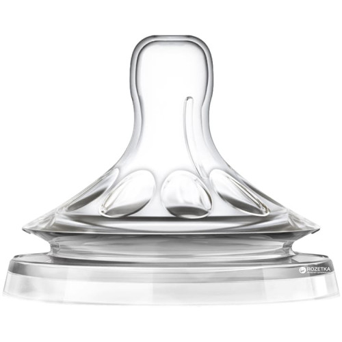 Соска силіконова Philips Avent Анти-Колік, повільний потік, від 0+ міс., 2 шт. (SCF651/27) — 9094