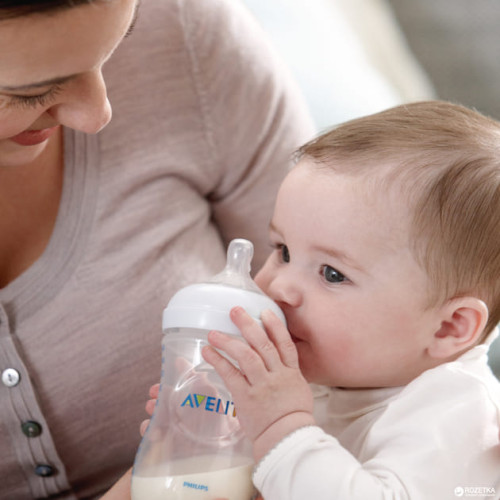 Соска силіконова Philips Avent Анти-Колік, повільний потік, від 0+ міс., 2 шт. (SCF651/27) — 9094