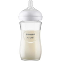 Бутылочка для кормления стеклянная Philips Avent Natural 240 мл (SCY933/01)