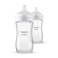 Набор стеклянных бутылочек Philips Avent Natural Response 240 мл, 2 шт (SCY933/02)