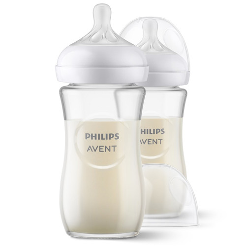 Набір скляних пляшечок Philips Avent Natural Response 240 мл, 2 шт (SCY933/02) — 22404