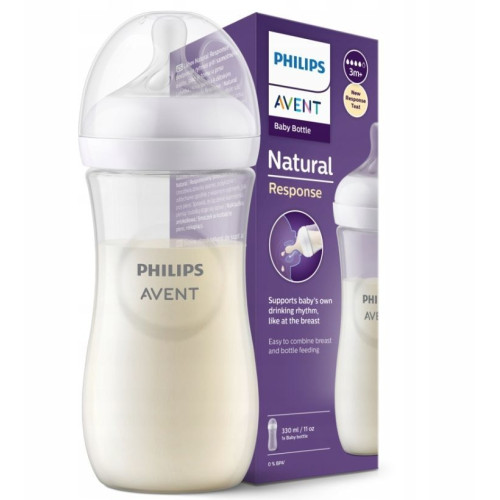 Пляшечка для годування Philips Avent Natural з клапаном Air Free, 260 мл (SCY673/01) — 11232
