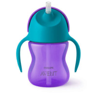 Чашка з трубочкою Philips Avent 9+ міс, 200 мл (SCF796/02)  