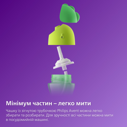 Чашка з трубочкою Philips Avent 9+ міс, 200 мл (SCF796/02) — 12726 Чашка з трубочкою Philips Avent 9+ міс, 200 мл (SCF796/02) — 12726