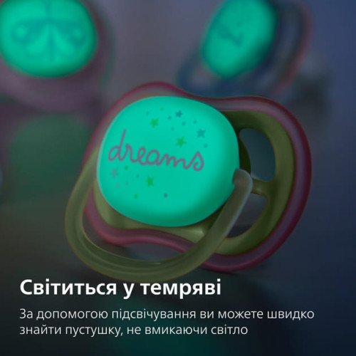 Пустышка Philips Avent Ultra Air 0-6 месяцев 2 шт. (SCF376/19) — 9150