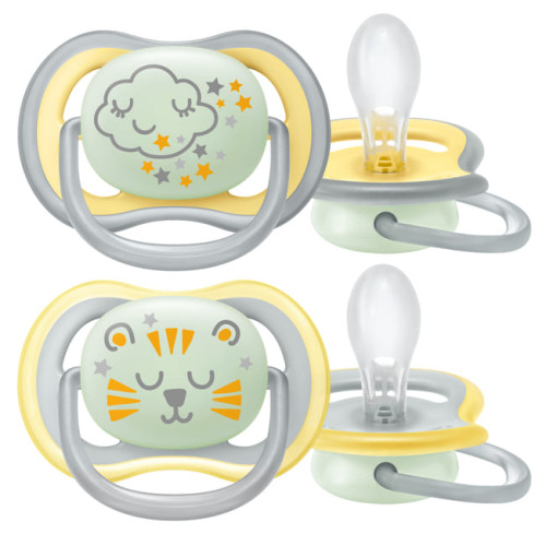 Пустышка Philips Avent Ultra Air, 18+ месяцев, 2 шт. (SCF376/01)