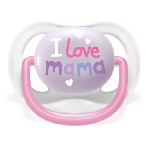 Пустушка Philips Avent Ultra Air I love 0-6 місяців, 2 шт. (SCF080/02) — 9152
