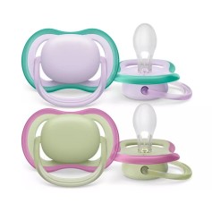Пустышка Philips Avent Ultra Air, 0–6 мес., 2 шт. (SCF085/24)
