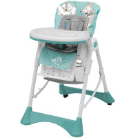 Стульчик для кормления Baby Design Pepe NEW 05 TURQUOISE