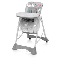 Стульчик для кормления Baby Design Pepe NEW 07 GRAY