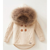 Кофта утепленная с натуральным мехом Baby Mio (5006)