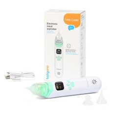 Аспиратор для носа электронный BabyOno с LCD экраном и мелодиями (1470)