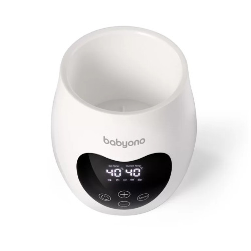 Електричний підігрівач для пляшечок BabyOno Natural 2в1 з дисплеєм та функцією стерилізації (968/01) — 10542