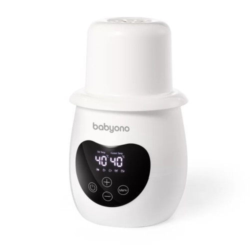 Електричний підігрівач для пляшечок BabyOno Natural 2в1 з дисплеєм та функцією стерилізації (968/01) — 10542