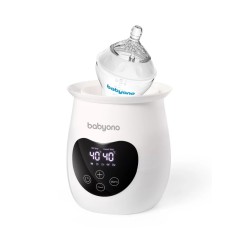 Электрический подогреватель для бутылочек BabyOno Natural 2в1 с дисплеем и функцией стерилизации (968/01)