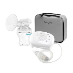 Молокоотсос электрический BabyOno Компакт плюс с электрическим аспиратором