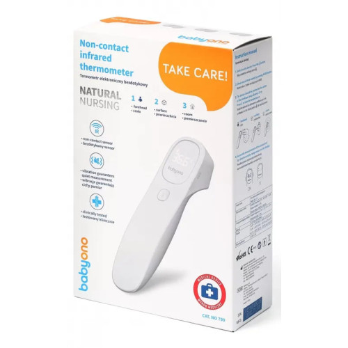 Термометр електронний безконтактний BabyOno Natural Nursing (790) — 9120