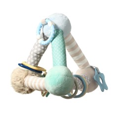 Игрушка-подвеска развивающая BabyOno Пирамида, мятная (898/02)