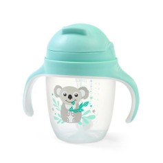 Поильник-непроливайка BabyOno с отягощенной соломкой, 240 мл (1464/03)