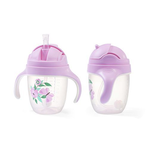 Поїльник-непроливайка BabyOno з обтяженою соломкою, 240 мл (1464/05) — 11378