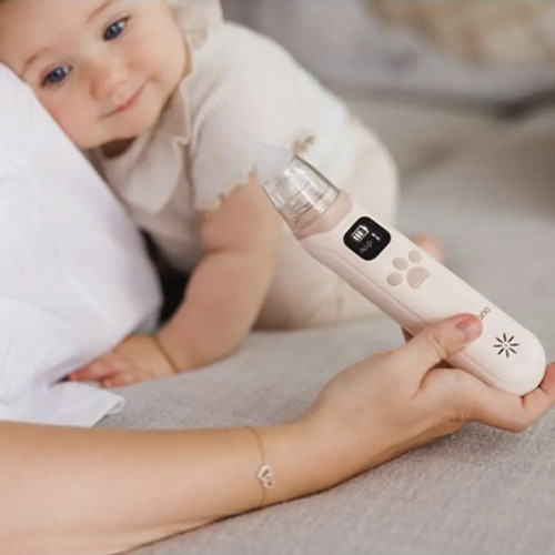 Аспіратор назальний електричний BabyOno Beige (1470/01) — 23482