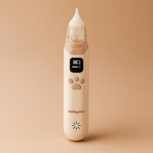 Аспіратор назальний електричний BabyOno Beige (1470/01) — 23482
