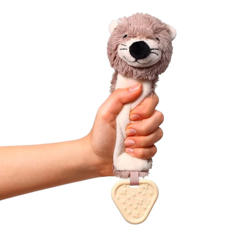 Іграшка з пищалкою та прорізувачем BabyOno Otter Maggie (738) — 22474