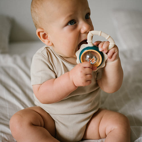 Іграшка брязкальце з прорізувачем BabyOno (1586) — 18300
