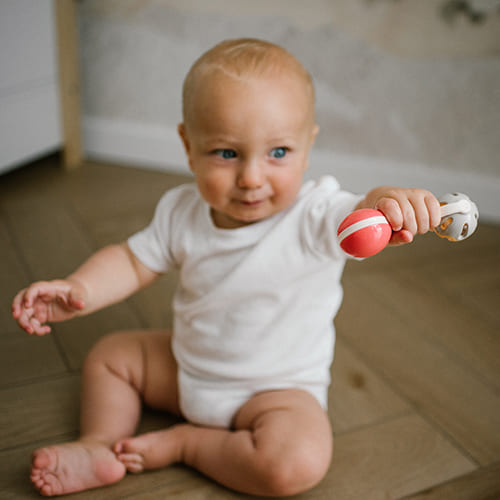 Игрушка погремушка с прорезывателем BabyOno (1592) — 18289