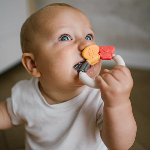 Іграшка брязкальце з прорізувачем BabyOno (1595) — 19470