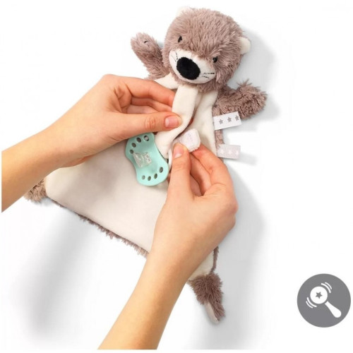 М'яка іграшка з тримачем для соски BabyOno Otter Maggie (739) — 22477