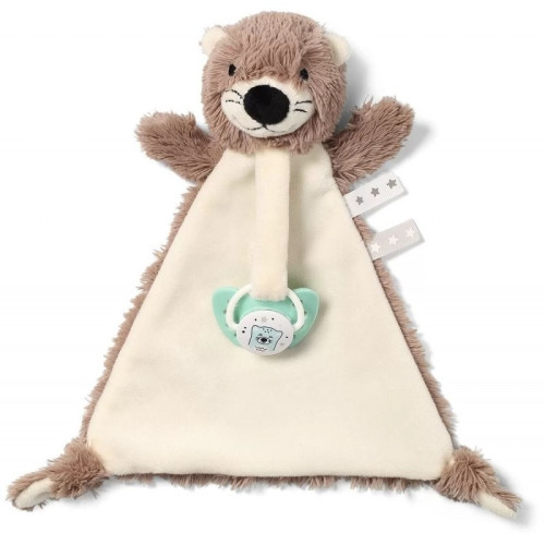 М'яка іграшка з тримачем для соски BabyOno Otter Maggie (739) — 22477