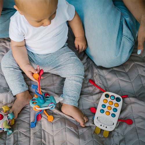 Іграшка сенсорна BabyOno, Кролик (1580) Іграшка сенсорна BabyOno, Кролик (1580)