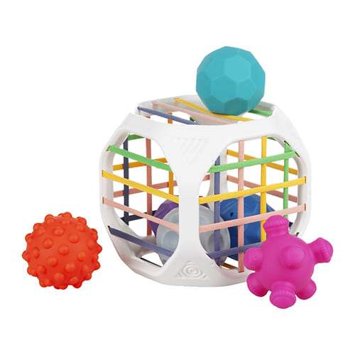 Іграшка сенсорна BabyOno Куб (1582) Іграшка сенсорна BabyOno Куб (1582)