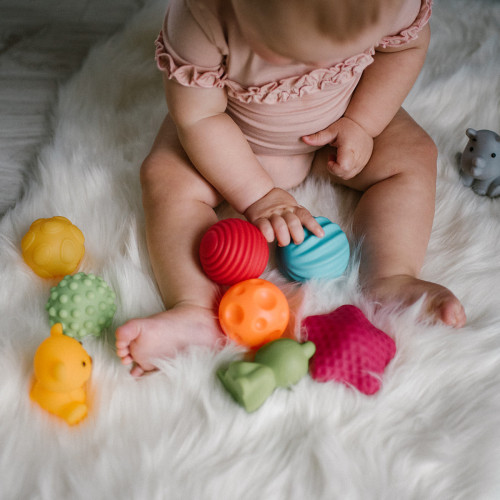 М'ячі сенсорні розвиваючі BabyOno 4 шт. (1529) — 18532