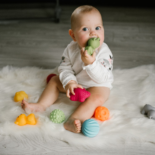 М'ячі сенсорні розвиваючі BabyOno 4 шт. (1529) — 18532