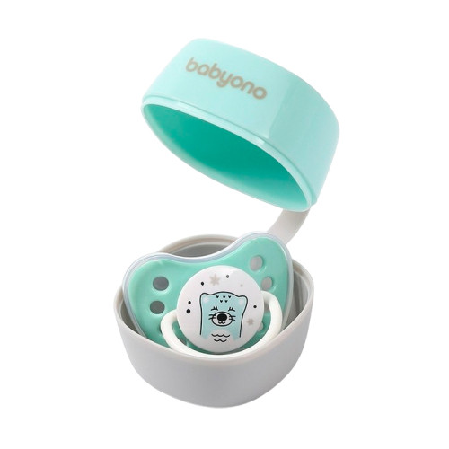 Контейнер для пустушки BabyOno Natural Nursing, м'ятний (535/02) — 22453 Контейнер для пустушки BabyOno Natural Nursing, м'ятний (535/02) — 22453