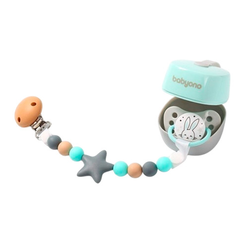 Контейнер для пустушки BabyOno Natural Nursing, м'ятний (535/02) — 22453 Контейнер для пустушки BabyOno Natural Nursing, м'ятний (535/02) — 22453
