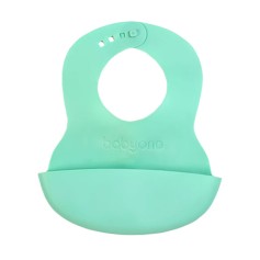 Нагрудник BabyOno с регулируемой застежкой зеленый (835/03)