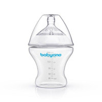 Бутылочка для кормления антиколиковая BabyOno Natural nursing 180 мл, медленный поток 0м+ (1450)