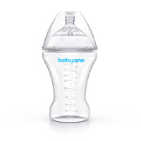 Бутылочка для кормления антиколиковая BabyOno Natural nursing 260 мл, медленный поток 0м+ (1451)