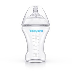 Пляшечка для годування антиколікова BabyOno Natural nursing 260 мл, повільний потік 0м+ (1451)