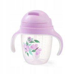 Поильник-непроливайка BabyOno с отягощенной соломкой, 240 мл (1464/05)
