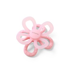 Прорізувач для зубів силіконовий BabyOno Flower, рожевий (1596/01)