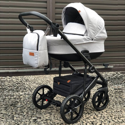 Детская универсальная коляска 2в1 Baby Merc Evolution серый (02B) — 22908