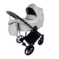 Детская универсальная коляска 2в1 Baby Merc Piuma серая (PN12B)